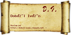 Dobál Iván névjegykártya